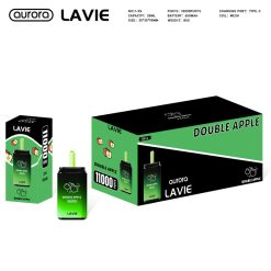 LAVIE Aurora 11000 Puffs Desechables Vape Paquete Doble Manzana