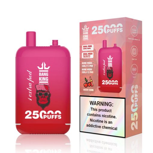 Bang King 25000 Puffs Disposable Vape Wholesale Cherry Bomb