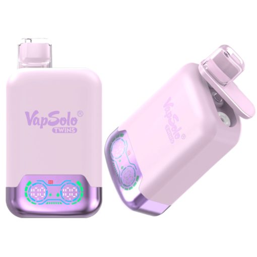 Vapsolo Twins 20000 Puffs Eldobható Vape nagykereskedelem GRAPESTRAWBERRYKIWI