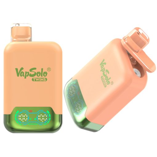 Vapsolo Twins 20000 Puffs Vape jetable en gros orange mangue pastèque taureau rouge