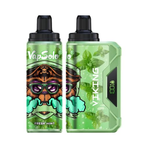 Vapsolo Viking 12000 Puffs Eldobható Vape Nagykereskedelem Friss menta