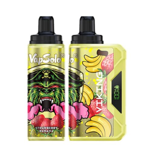 Vapsolo Viking 12000 Puffs Disposable Vape Wholesale Strawberry Banana