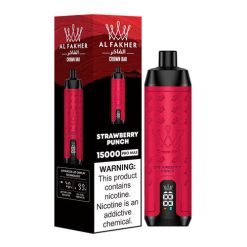 al fakher crown bar 15000 strawberry punch vape descartável