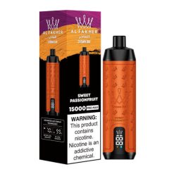 al fakher crown bar 15000 maracujá doce vape descartável